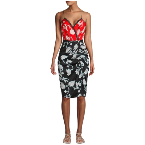 DVF Ebony Faux Wrap Dress - Picture 9 of 9